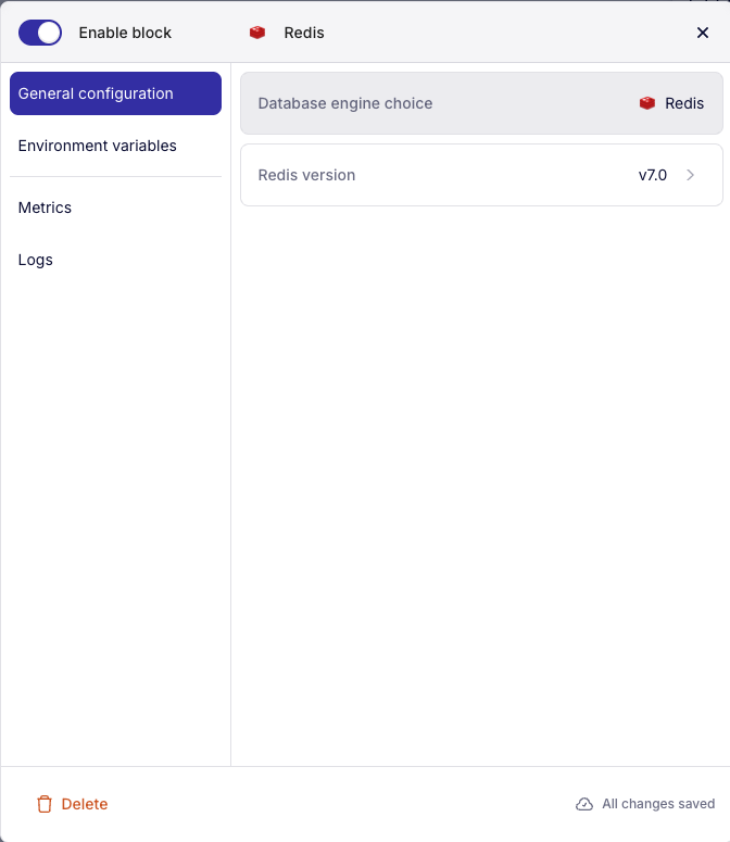 Redis base configuration